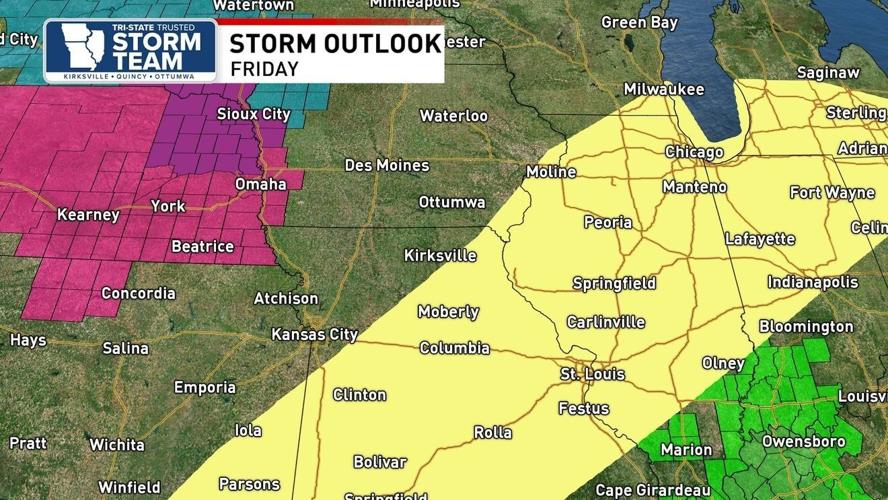 Storm chances return as we approach the Easter holiday weekend ...