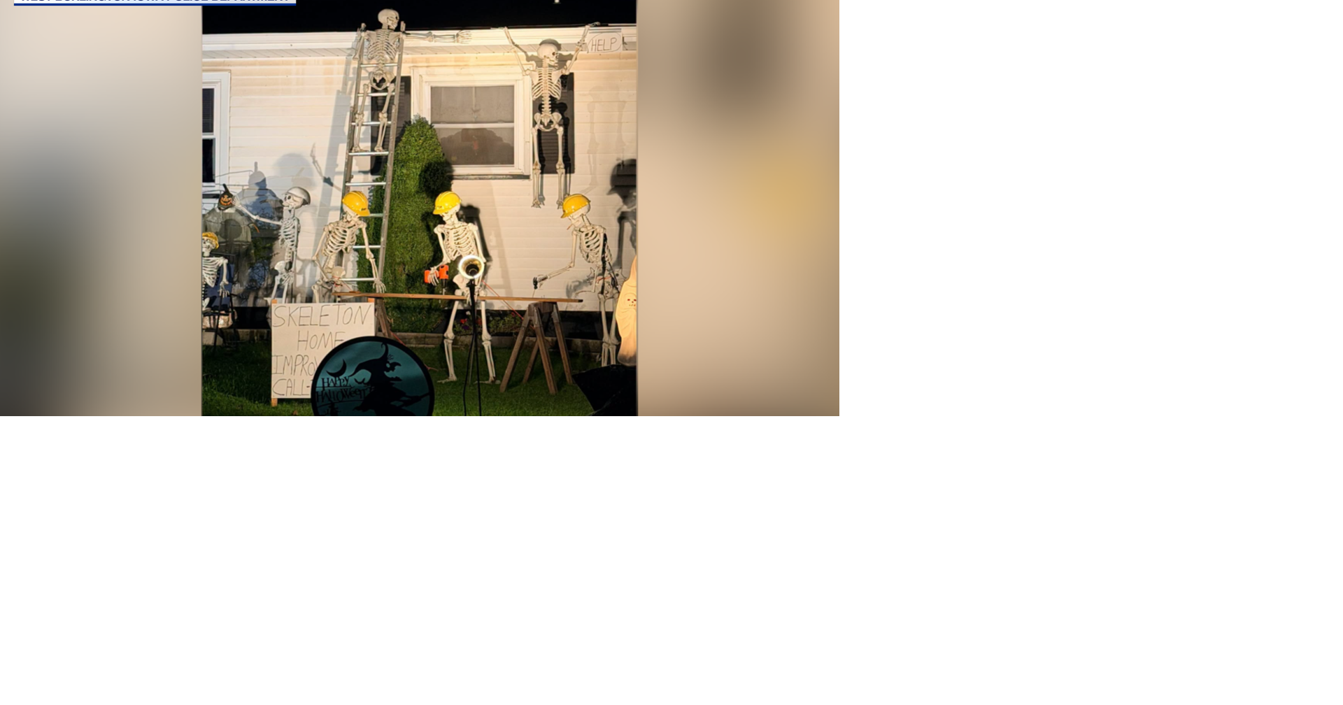 West Burlington Police Department receives reports of literal skeleton ...