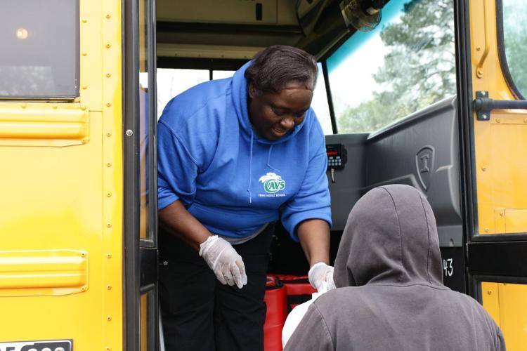 Photos School bus delivers meals to families Local News