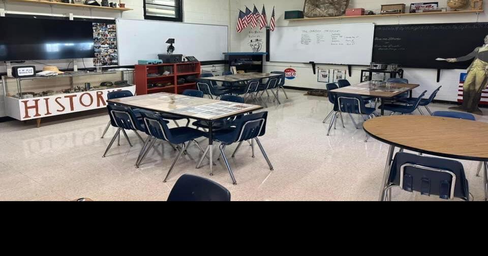 Passion for the past La Grange middle school teacher's history lab helps students step back in