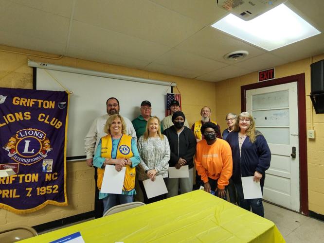 Grifton Lions Club inducts eight new members into the organization Local News