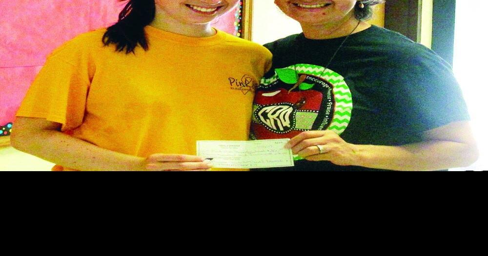 Student volunteer caps seven years of service with donations Local