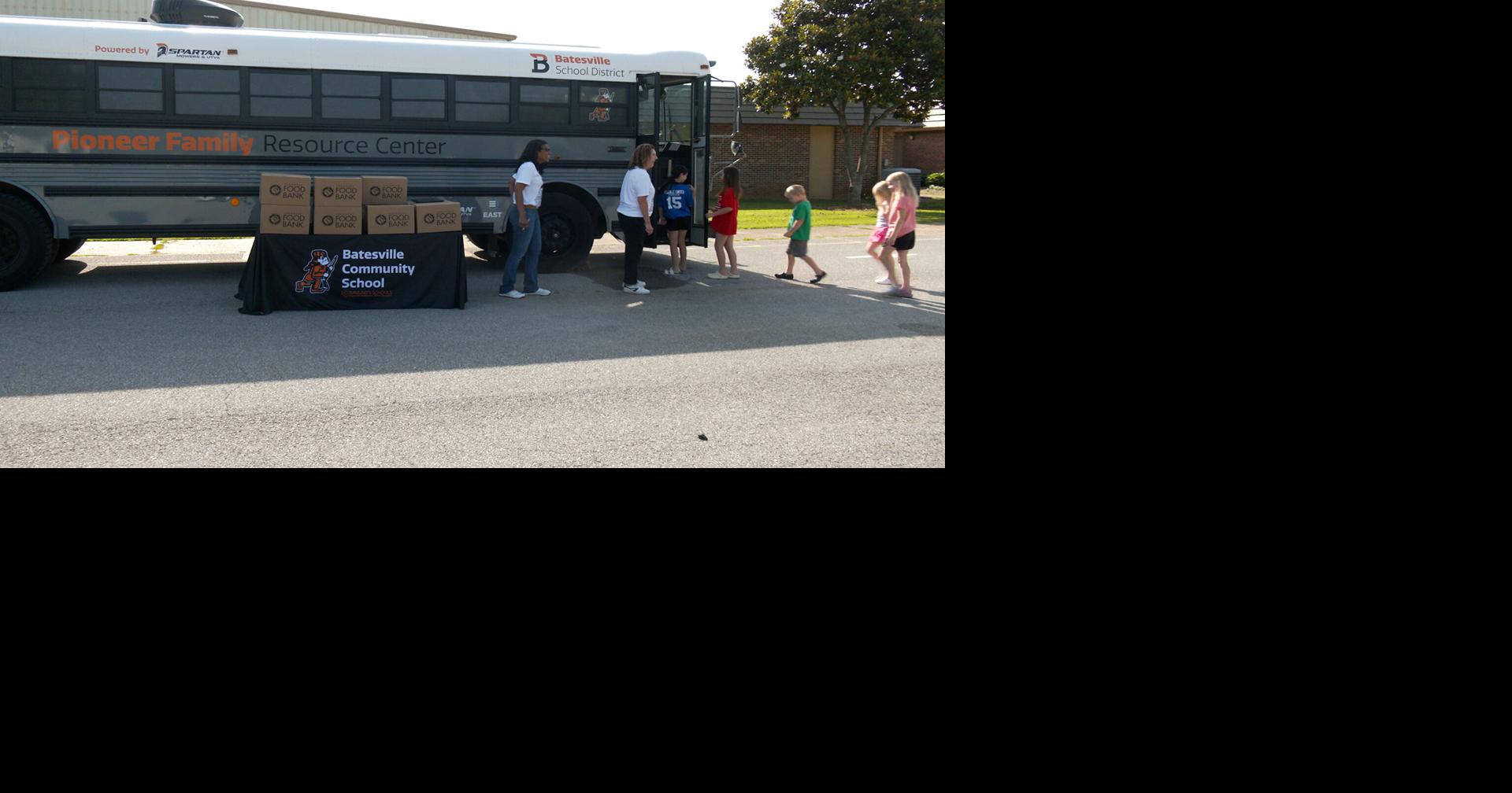 Batesville School District Mobile HUB brings books, food to families