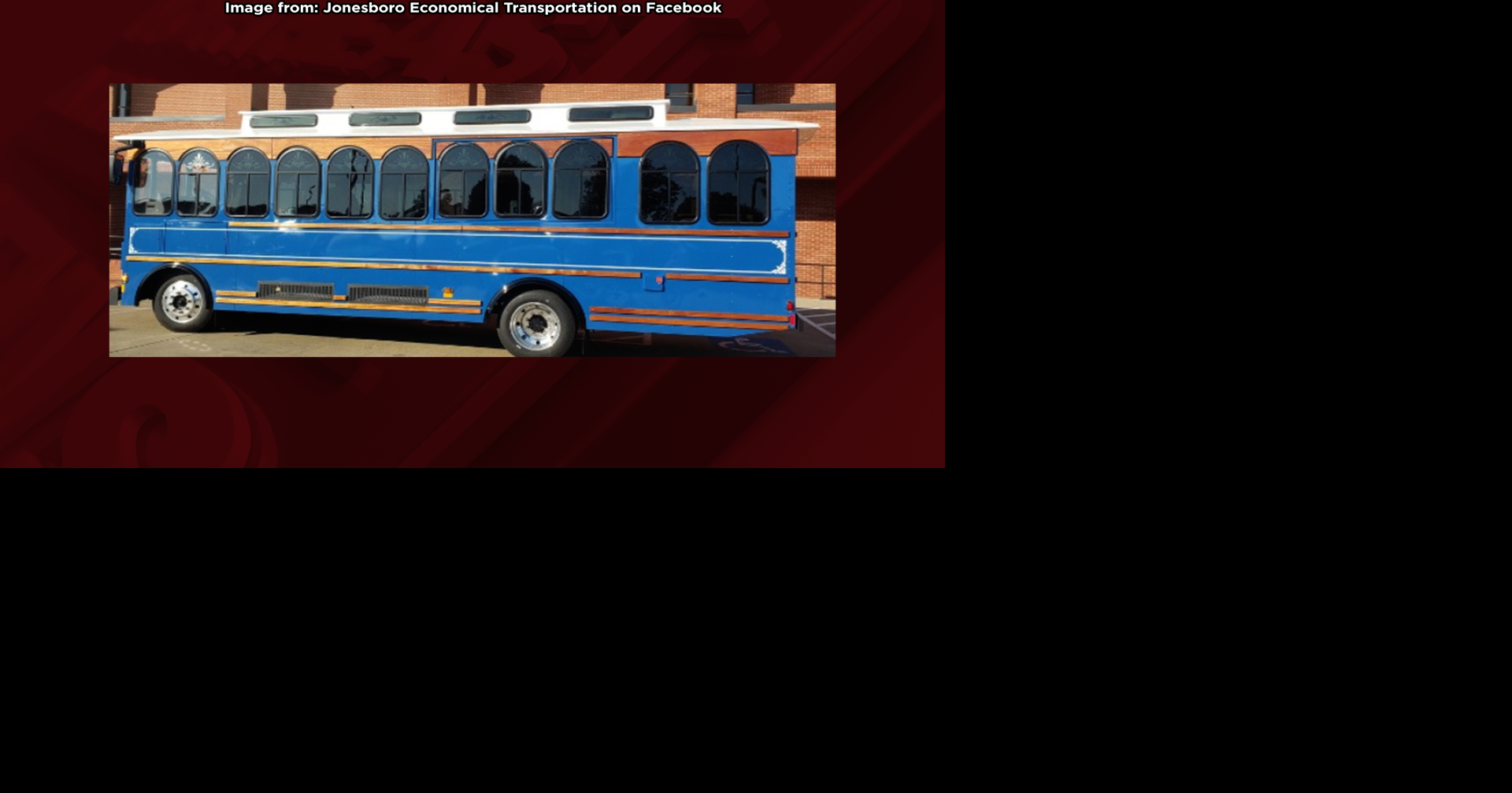 Jonesboro’s JET unveils new trolley bus with upgraded features, safety ...