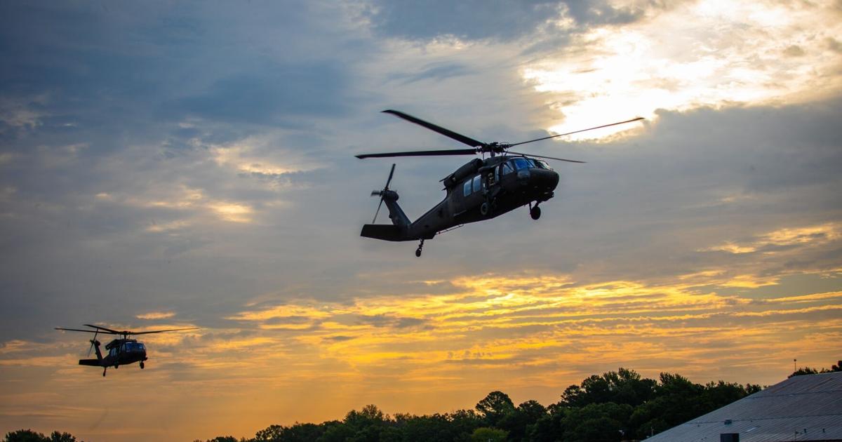 Arkansas Guard aids Texas flood rescue with Black Hawk helicopters