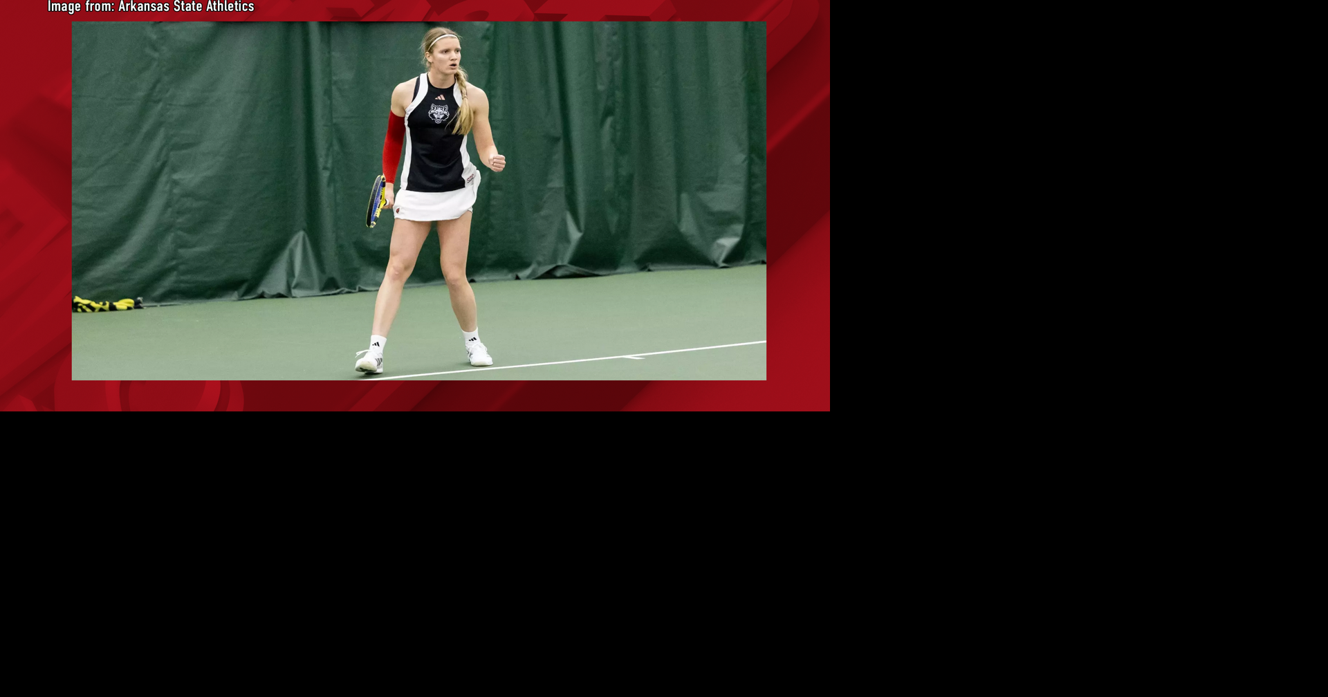A-State Women’s Tennis tops Memphis; secure 1st victory over Tigers since 2009