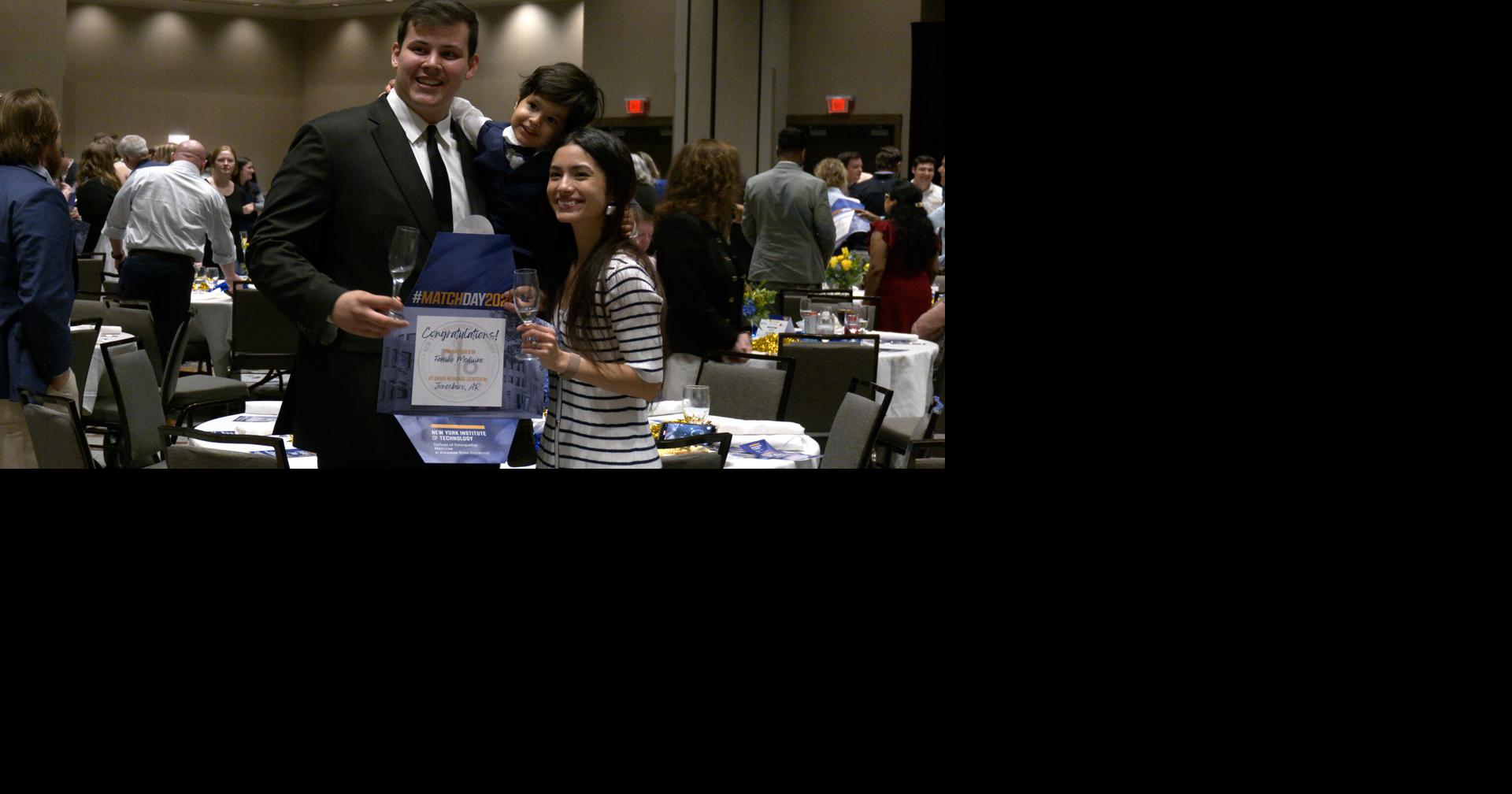 NYIT at Arkansas State students celebrate Match Day success