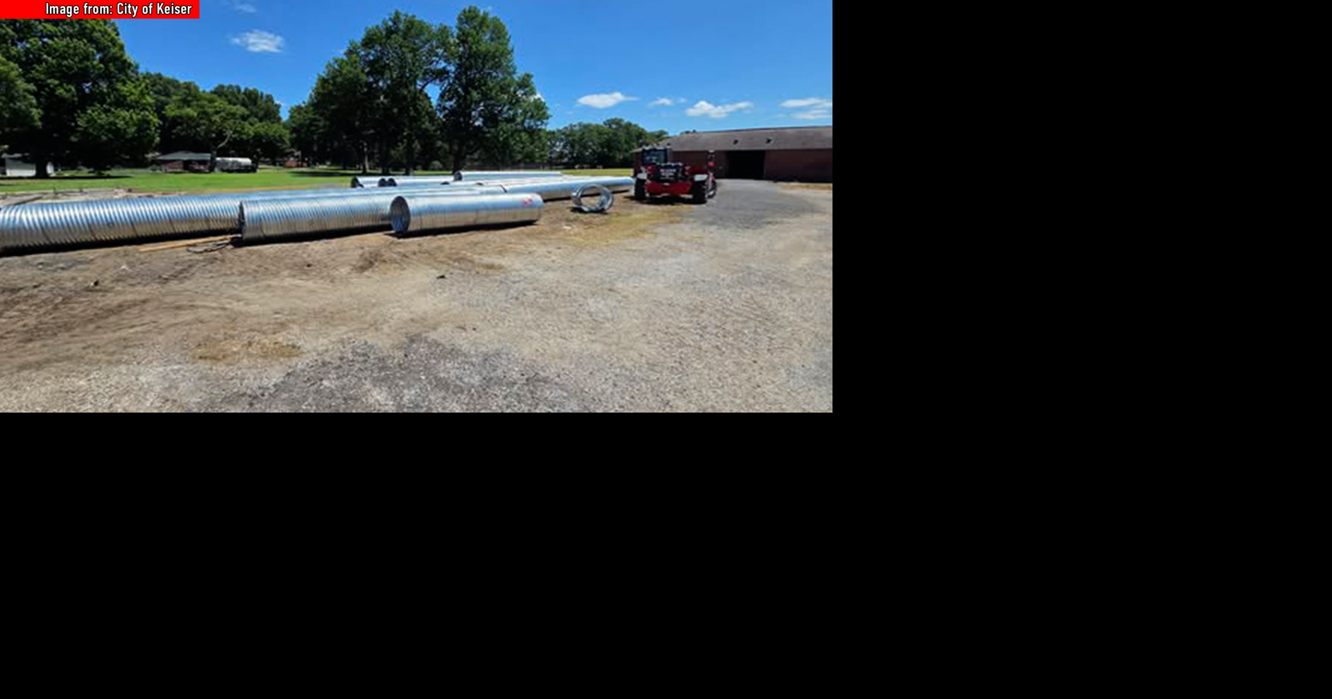 Keiser drainage improvement project moves forward with delivery of ...