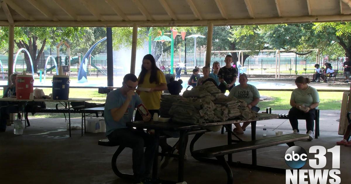Motorcycles, music and school supplies fill Alexandria City Park