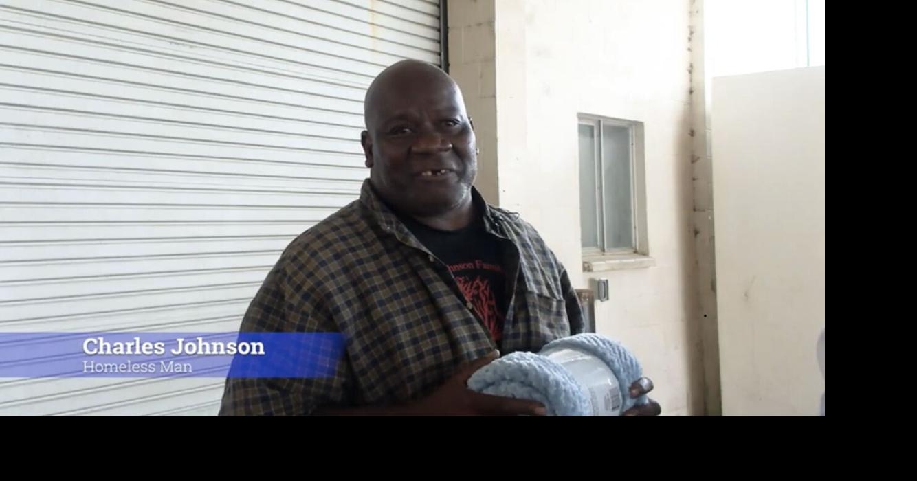 The Homeless React as Community Rallies to Donate Blankets to Salvation