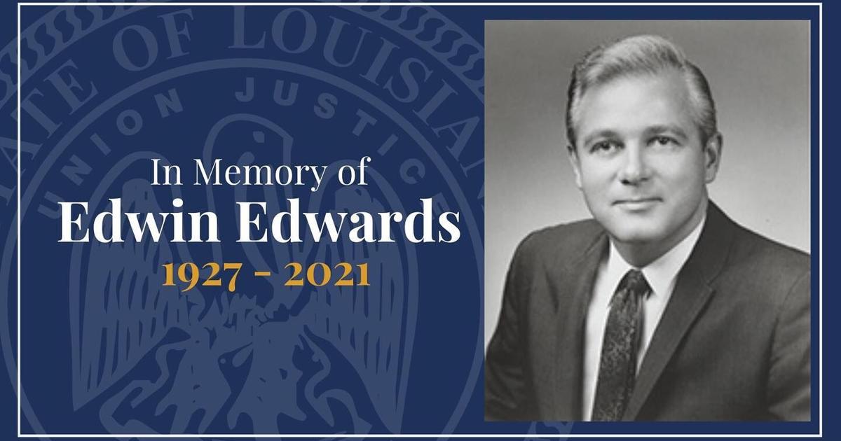 Sen Edwin Edwards Legislative leadership speaks on passing of former Governor Edwin ...