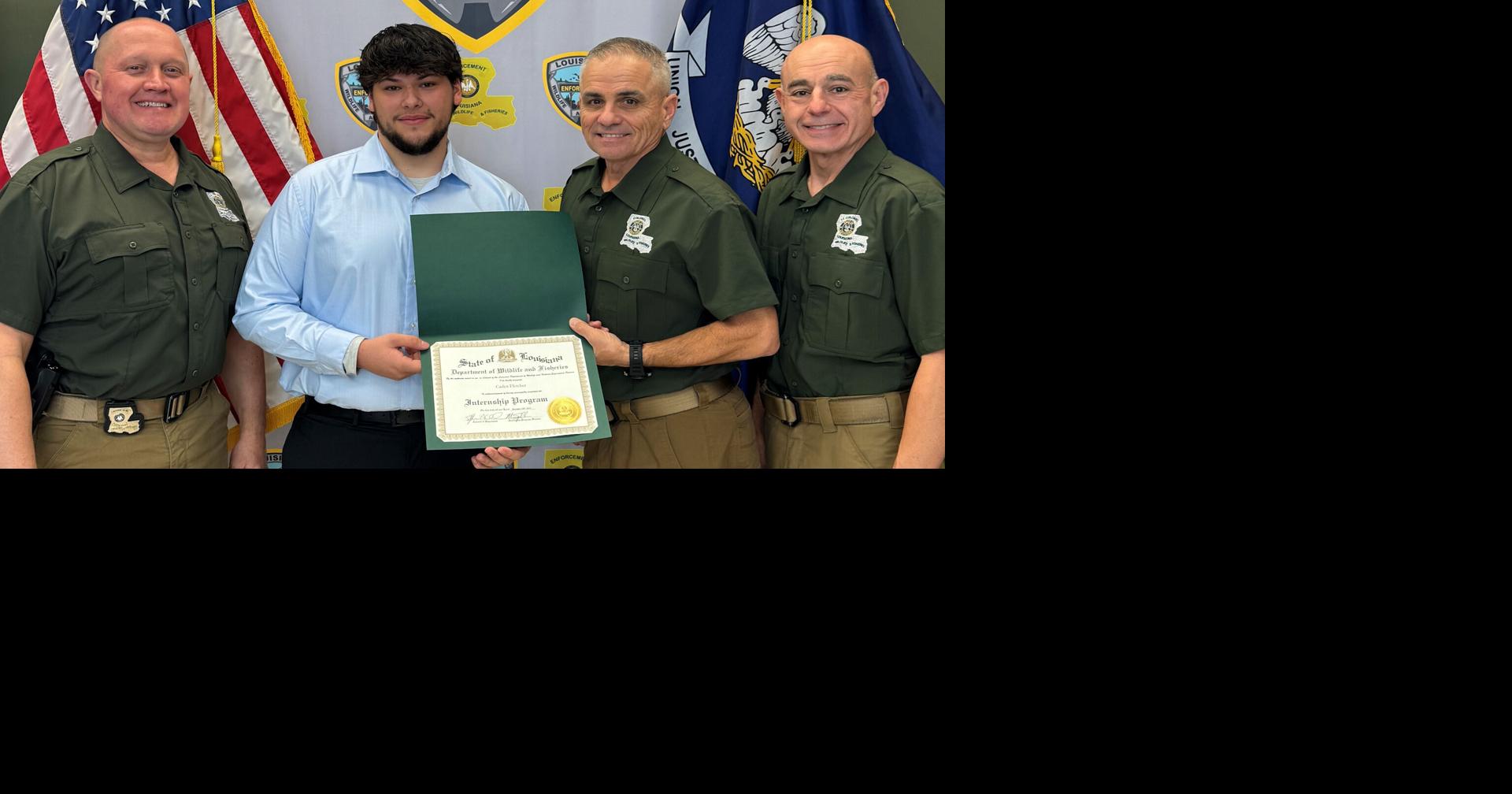 Student Completes the LDWF Enforcement Division Internship Program