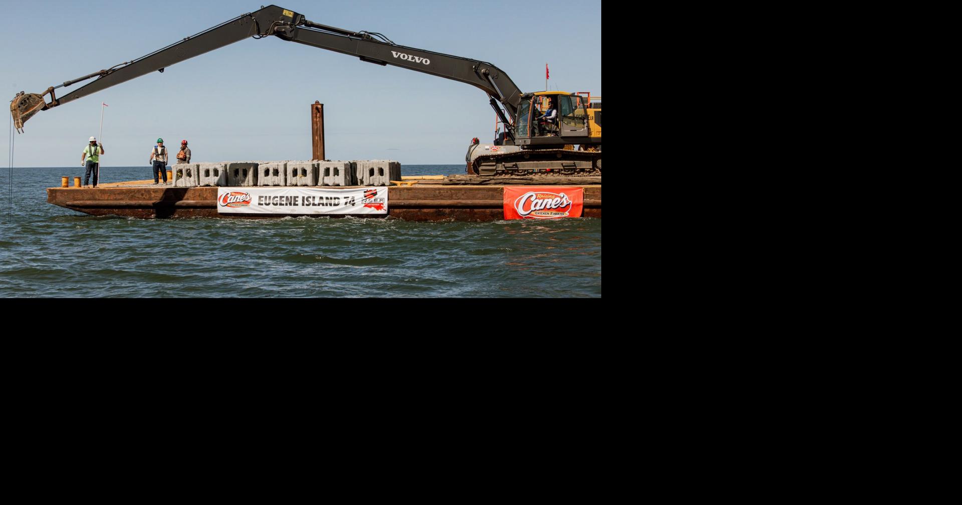 Raising Cane’s Delivers Second Artificial Reef of Five-Reef Commitment to CCA Louisiana