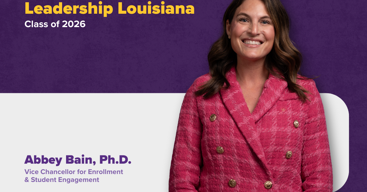 LSUA’s Abbey Bain Selected for 2026 Leadership Louisiana Class