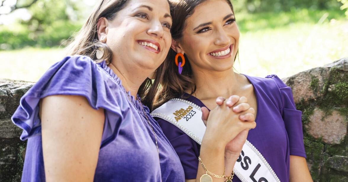 Mam Rabecca Rafi Miss Louisiana Makenzie Scroggs and her mom Rebecca talk pageant prep ...