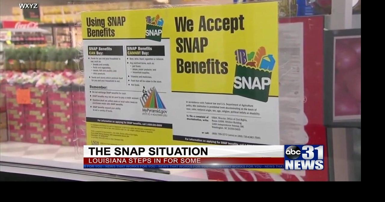 Is Louisiana Using State Funds For Emergency Snap Assistance