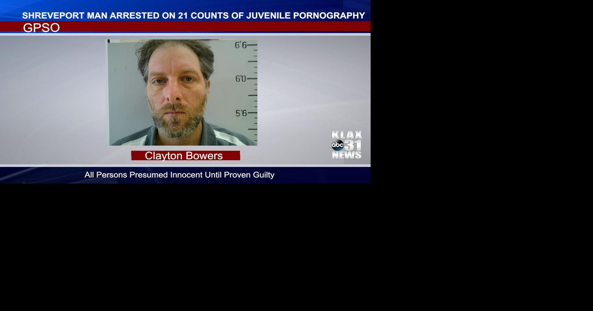 GPSO Arrest Shreveport Man for Pornography Involving Juveniles, Animal ...