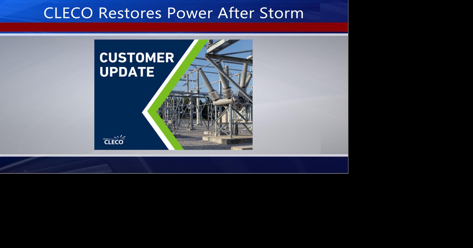Cleco has restored power to more than half of customers affected by ...