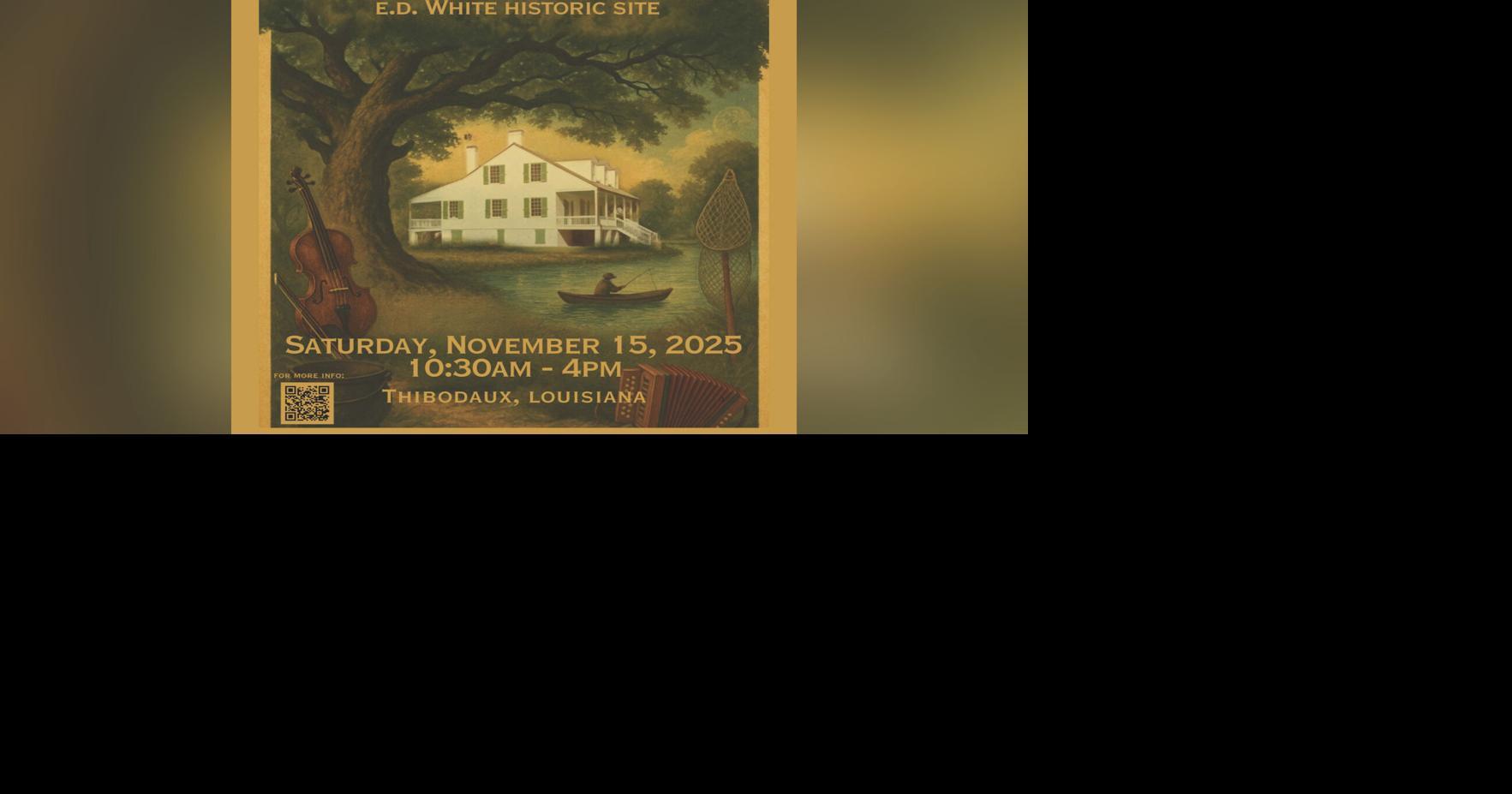 Inaugural Oaks & Origins Festival celebrates 200 years of history at E.D. White Historic Site