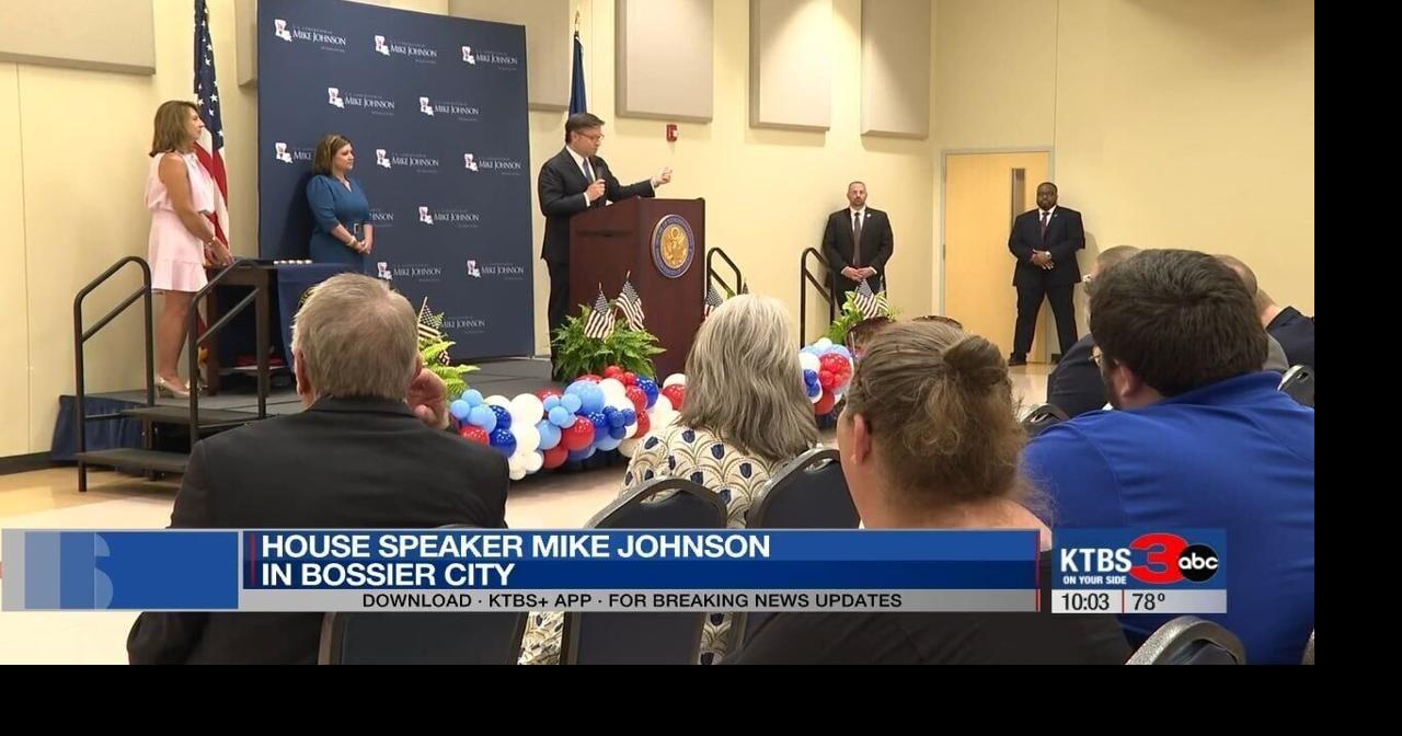 Johnson presents Spirit of Louisiana Awards, comments on proposed voting map