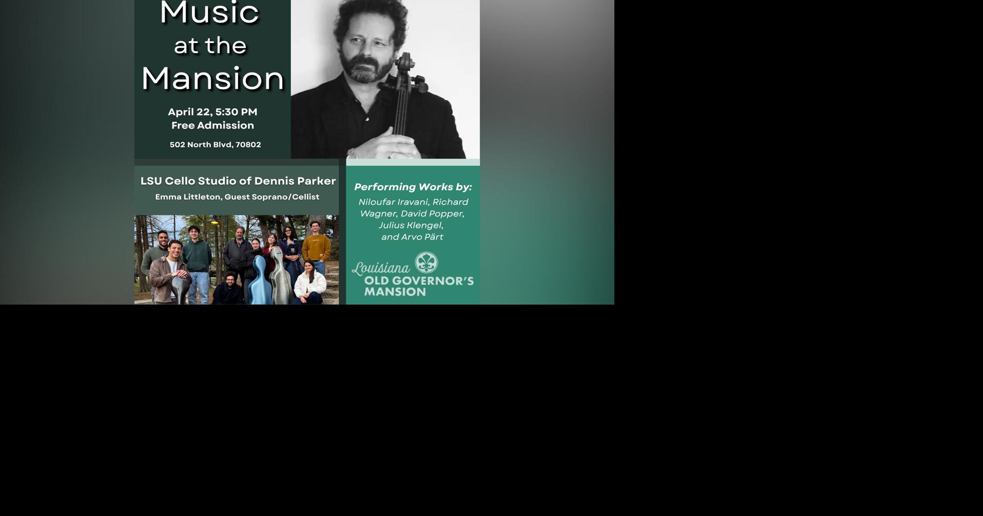Louisiana Old Governor's Mansion to Host Music at the Mansion Event