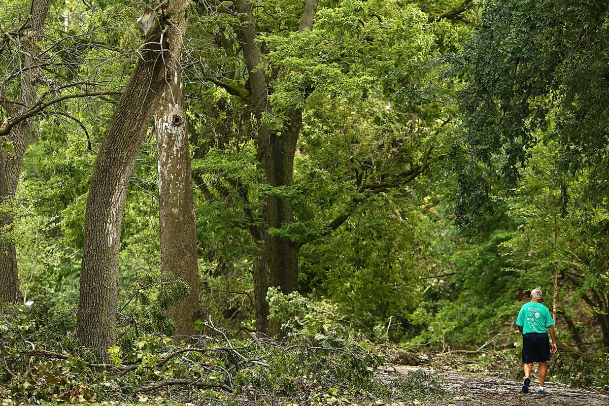 Highland Park tornado damage