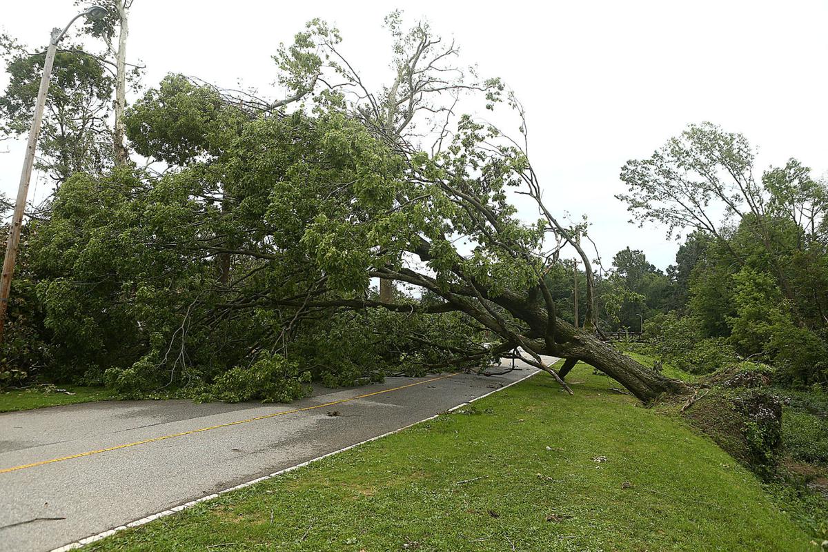 Highland Park tornado damage