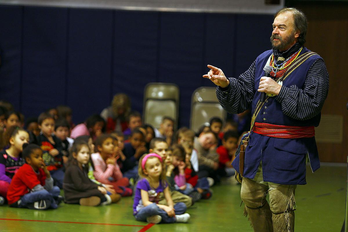 Artist brings 18th century fur trade to life for students News