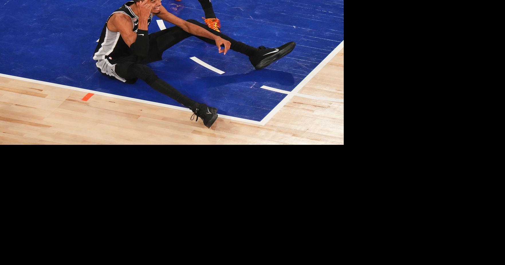 Victor Wembanyama nearly hit by egg following loss to Knicks, video shows