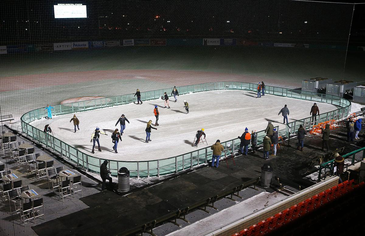The Frozen Sandlot ice rink opens at Kokomo Municipal Stadium Local