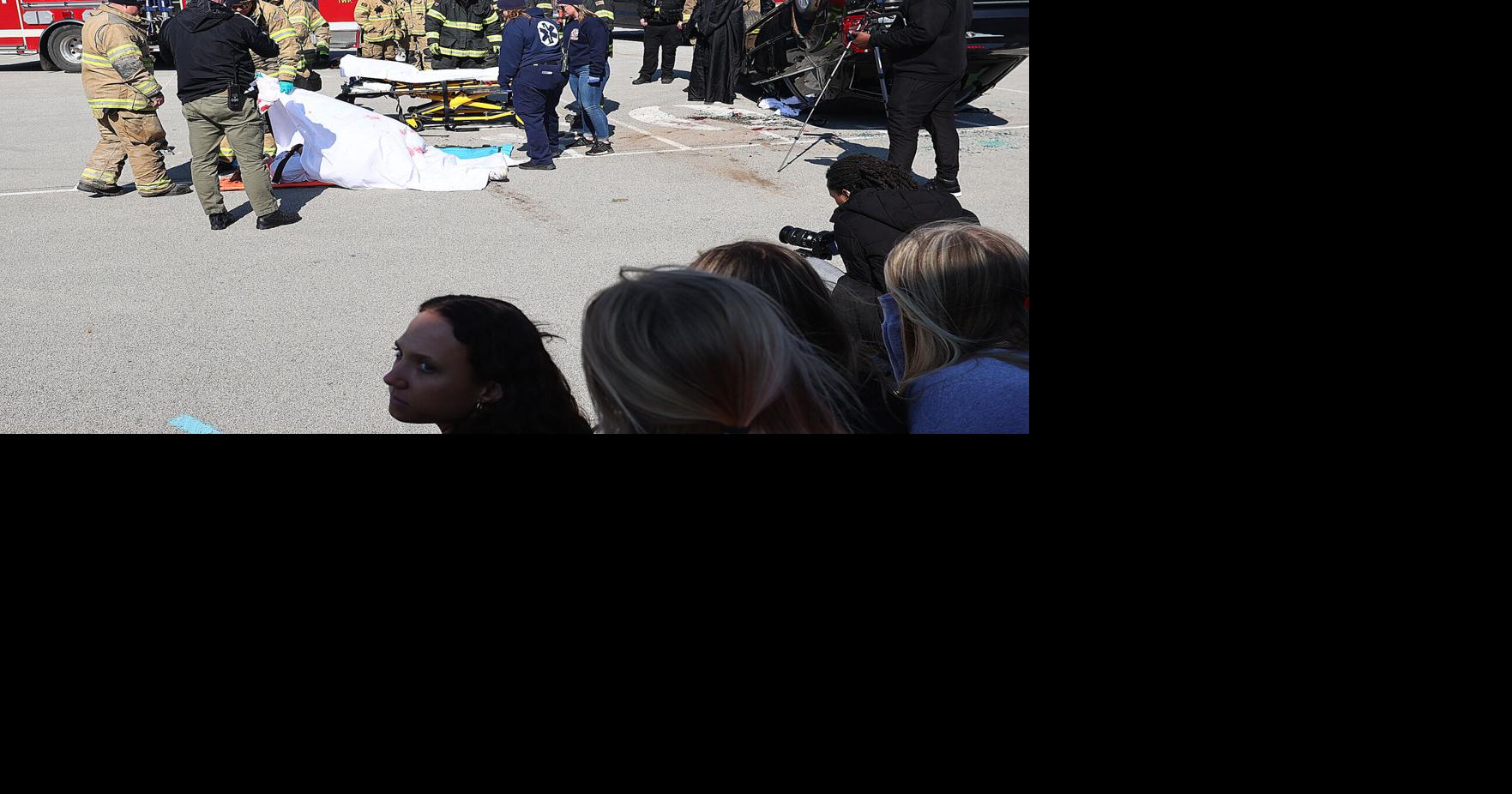 'It can happen to anybody' Mock crash teaches teens about dangers of