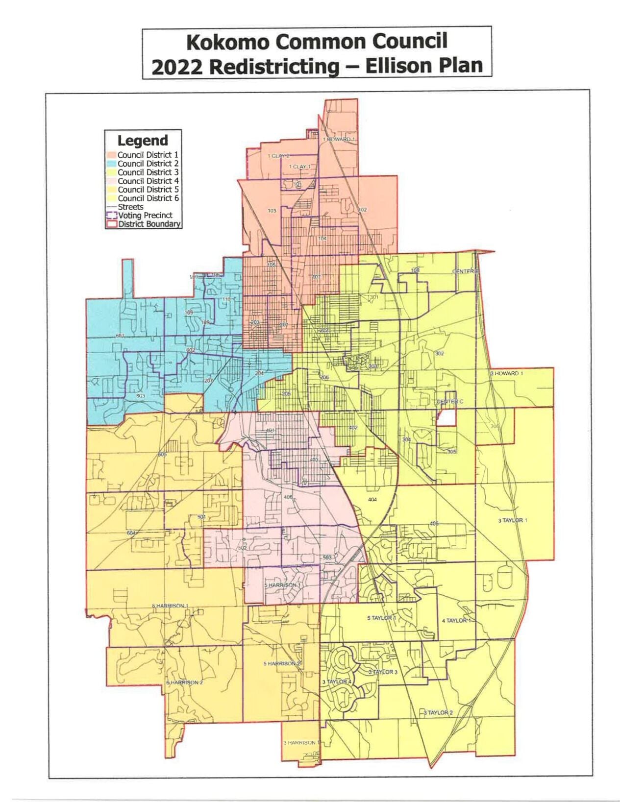 Likely New City Council District Map Presented Local News 