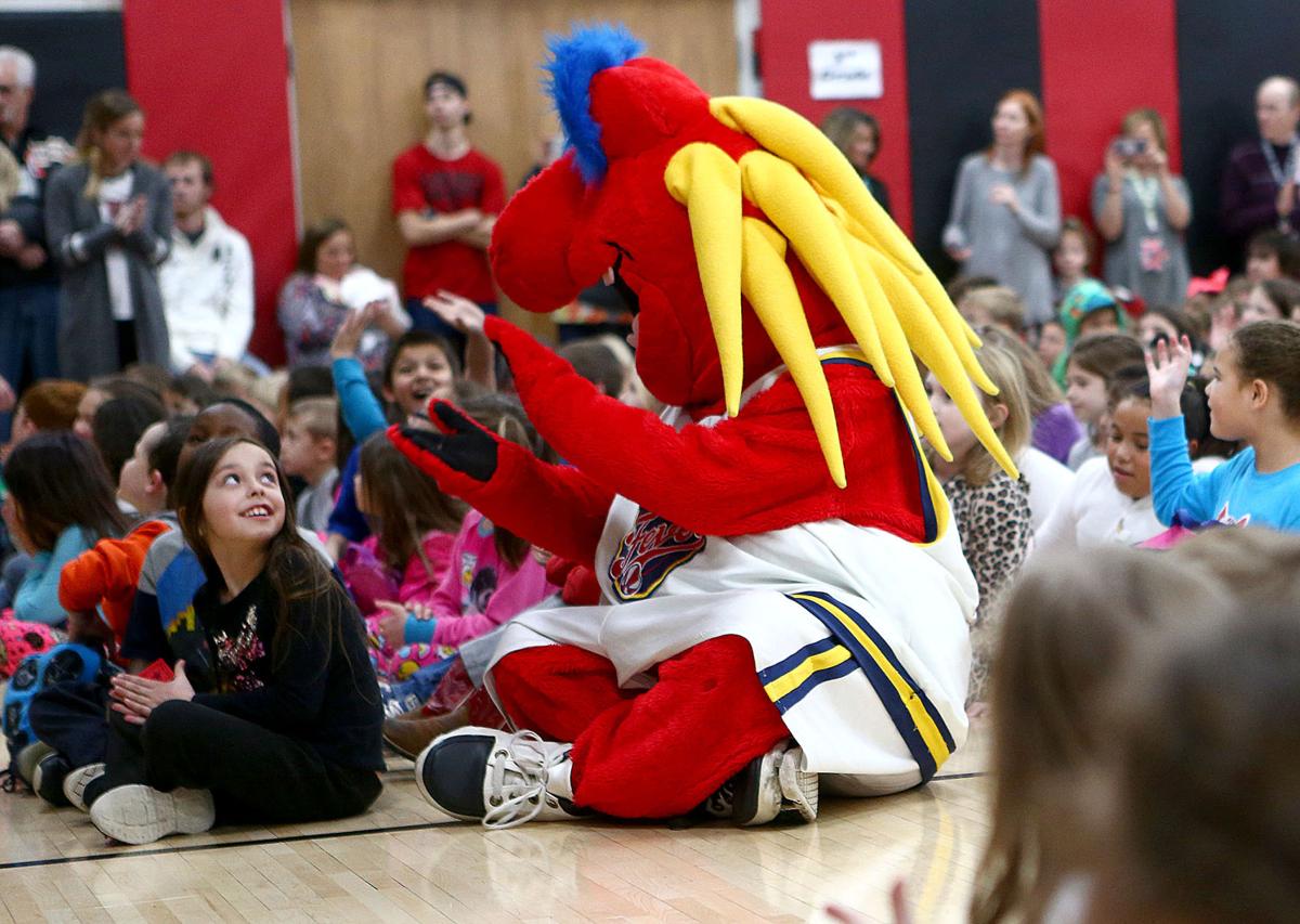 Pacers, KPD surprise Taylor Elementary School students with gifts