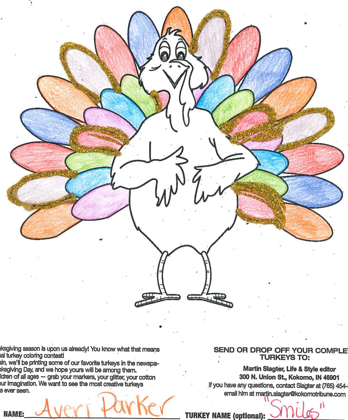 Time For Turkey Entries A B By First Name Kokomotribune Com