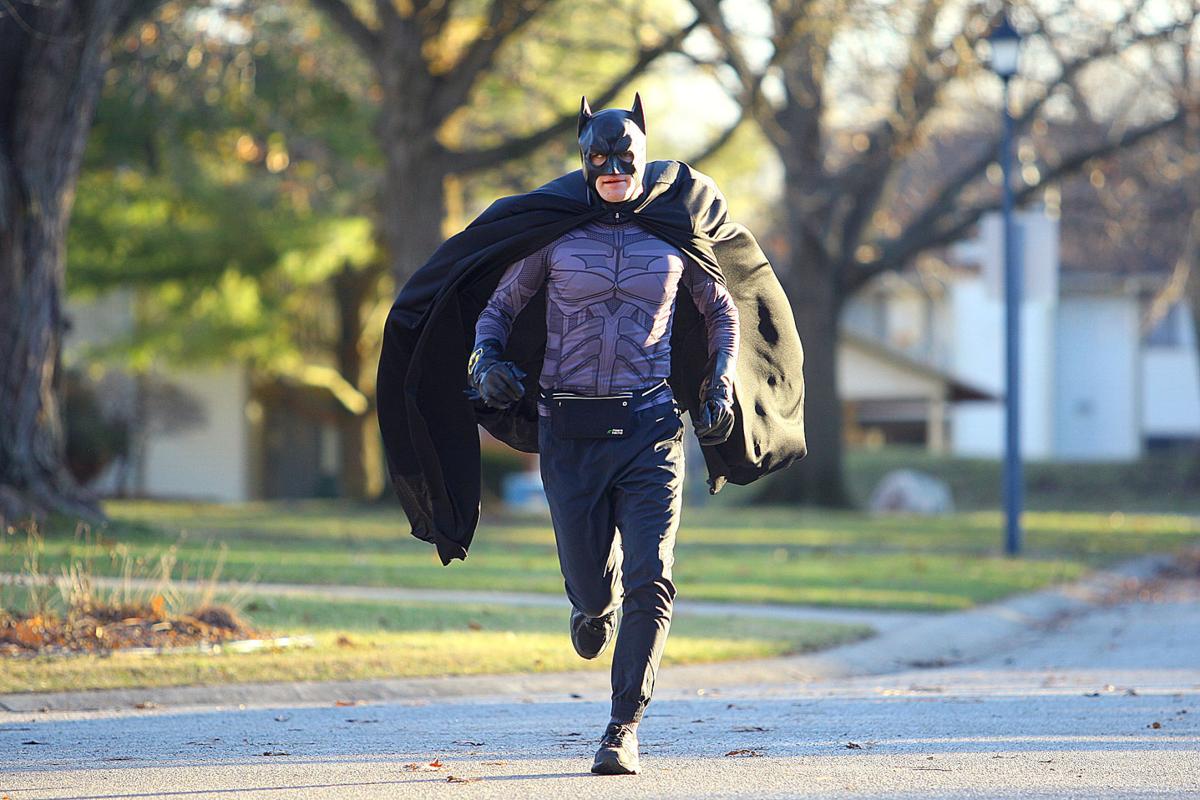A Dark Knight Runs: Kokomo athlete transforms into Batman to train around  town | Local news 