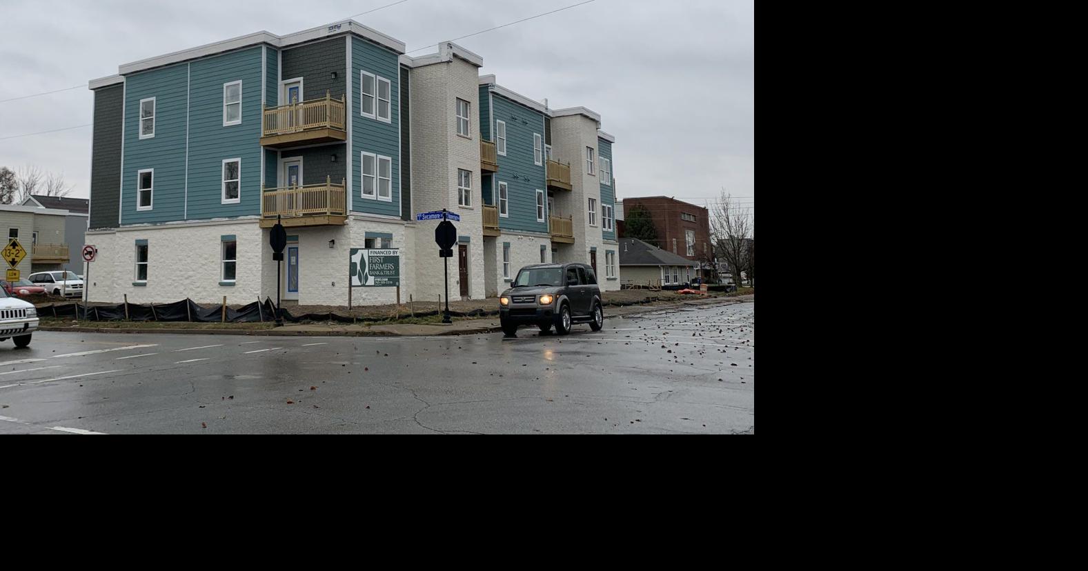 Project to replace sidewalks around downtown apartment development