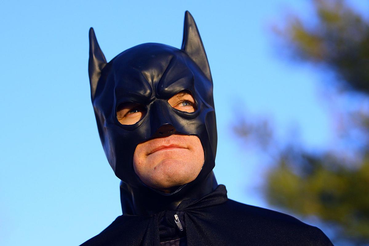 A Dark Knight Runs Kokomo Athlete Transforms Into Batman To Train Around Town Local News Kokomotribune Com