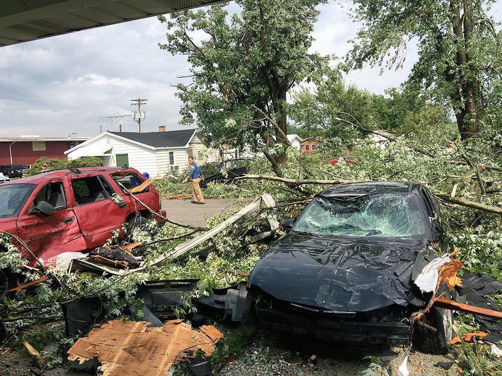 SLIDESHOW Tornado damage in Kokomo, Indiana