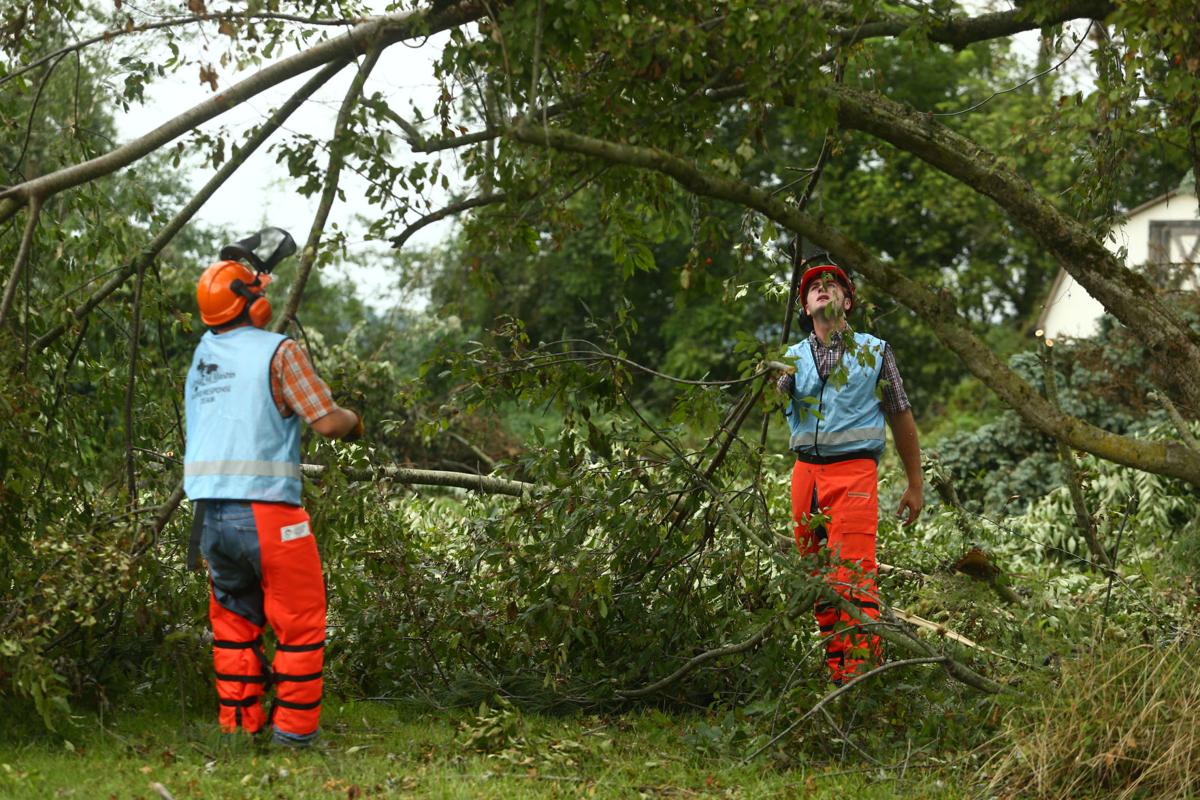 SAT Tornado Cleanup on S. 50 E.