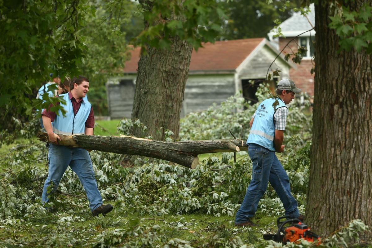 SAT Tornado Cleanup on S. 50 E.
