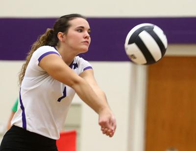 kokomotribune volleyball ihsaa pairings sectionals sets northwestern western against drew sept receives catelyn bye serve wilson tiger match during