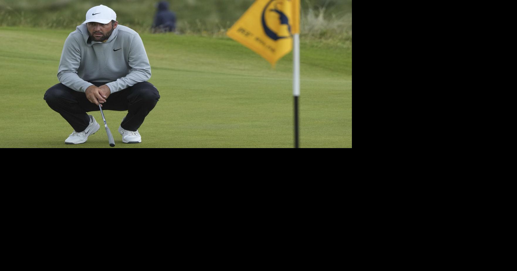 Scheffler with a 64 sets a daunting target at British Open