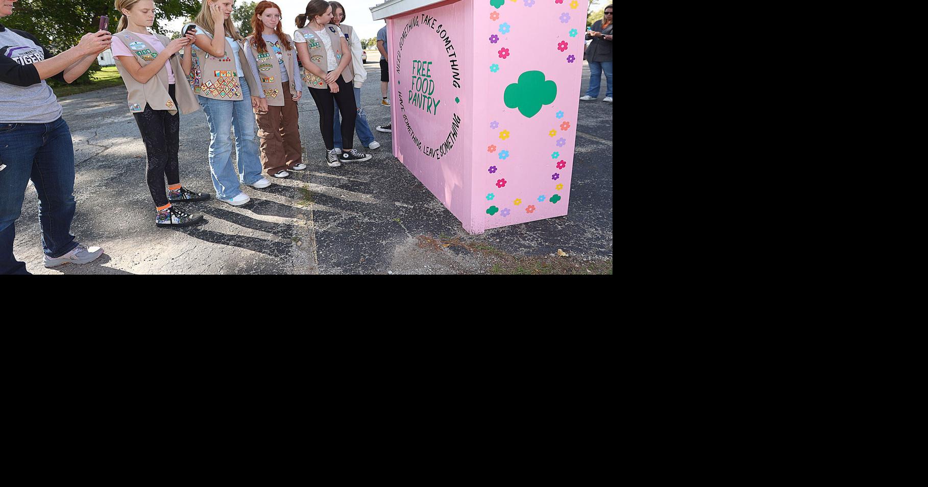 Girl Scout troop builds neighborhood food pantries News