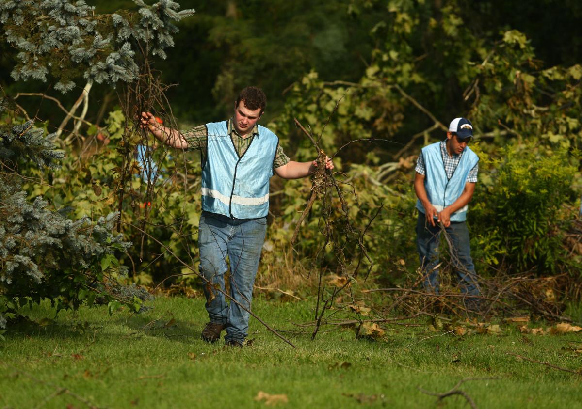 SAT Tornado Cleanup on S. 50 E.
