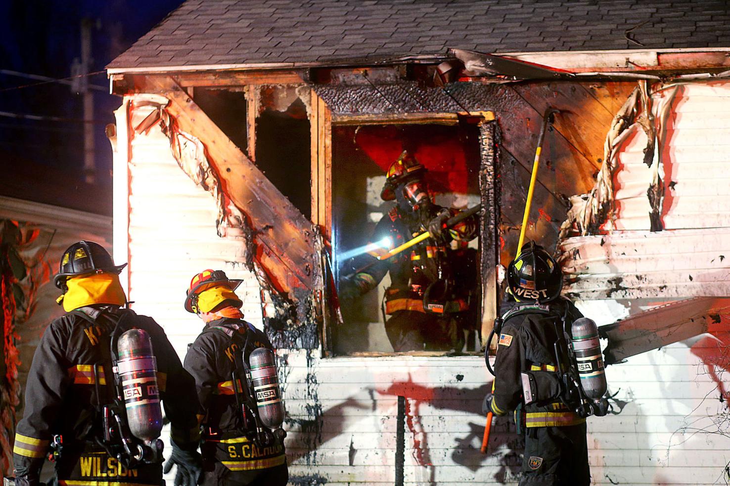 Fire damages two houses through evening, early morning News