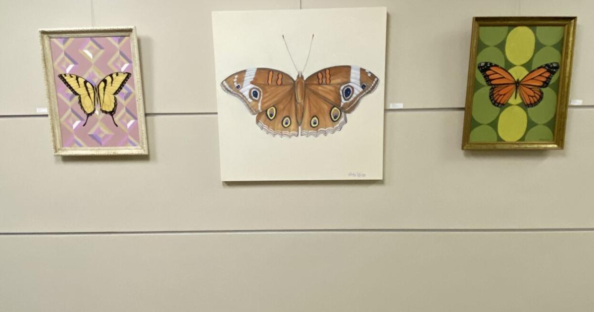 Kokomo artist displays pollinator art in Library's Main Branch | News ...