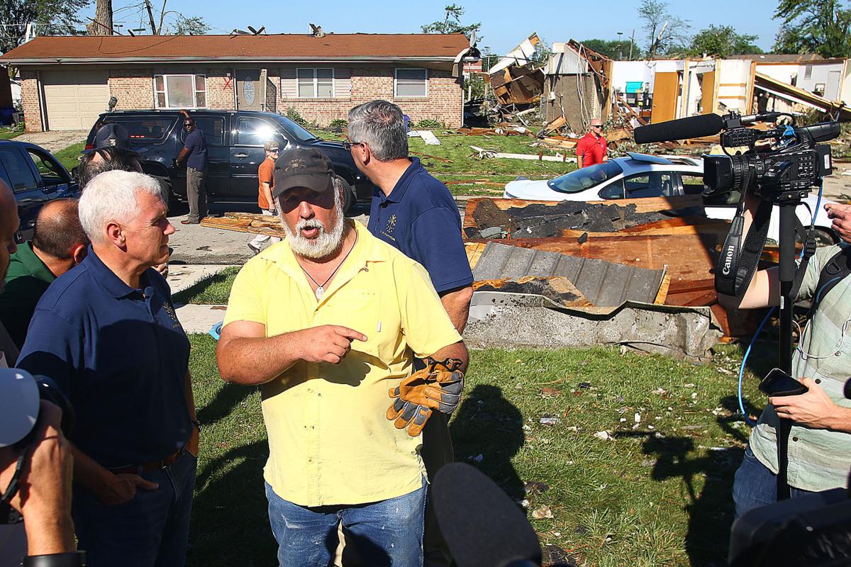 Tornado Governor Pence
