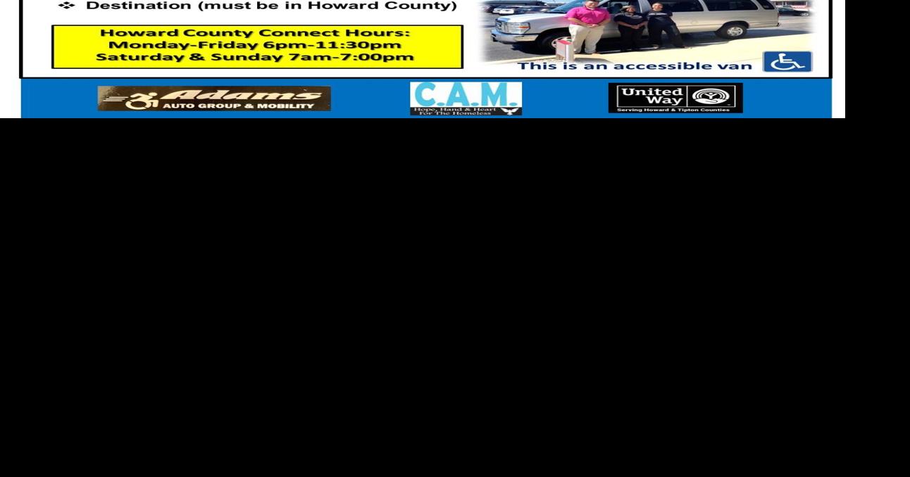 CAM launches Howard County Connect transportation service Local news