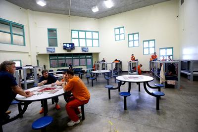 county howard jail inmates kokomotribune recreation turned overcrowding feb shows area which into state