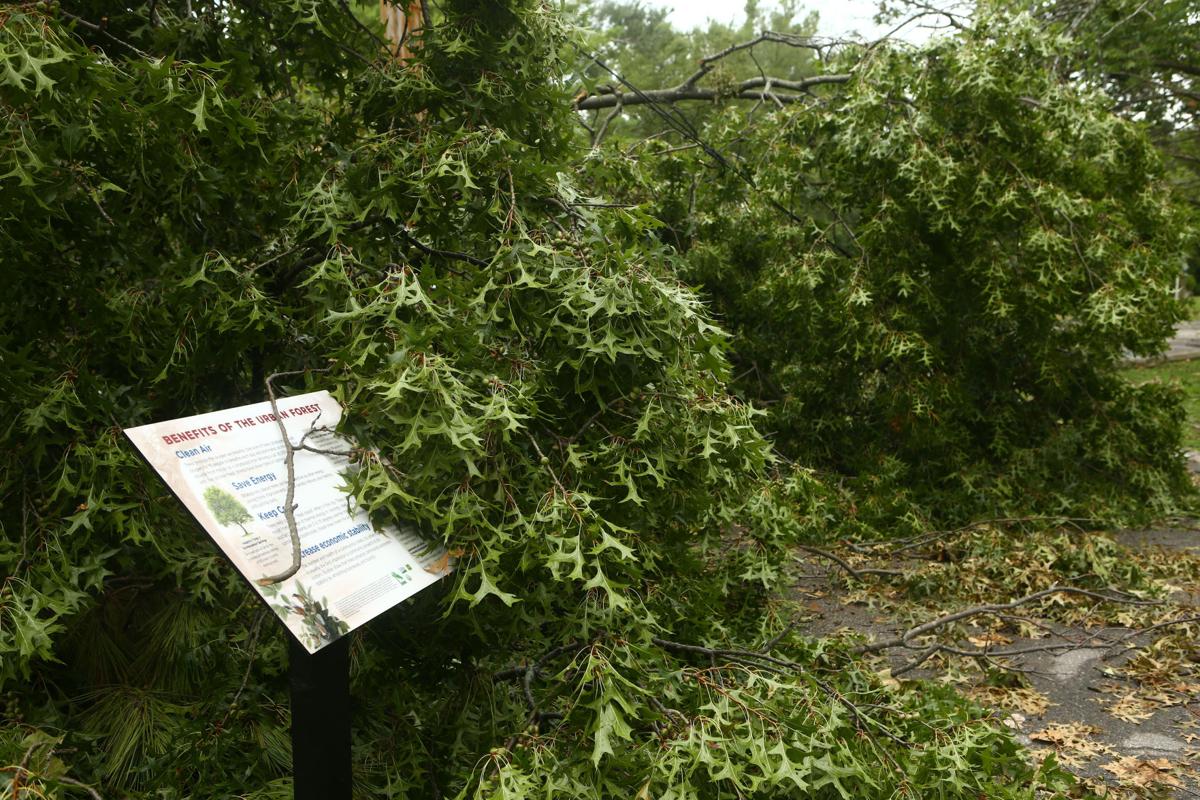 Highland Park tornado damage